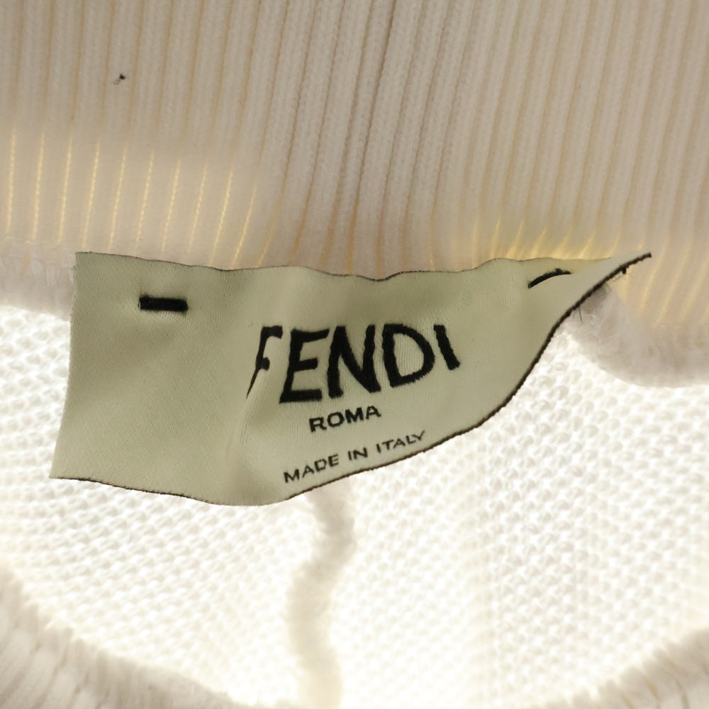 FENDI(フェンディ) ×FILA Side Lone Pants ×フィラ サイドラインスウェットパンツ ホワイト FA8156 A6J0