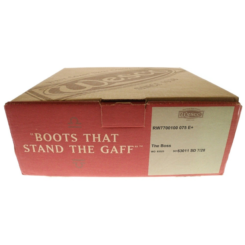 Wesco(ウエスコ) The Boss スムースレザー エンジニアブーツ レッドウッド RW7700100