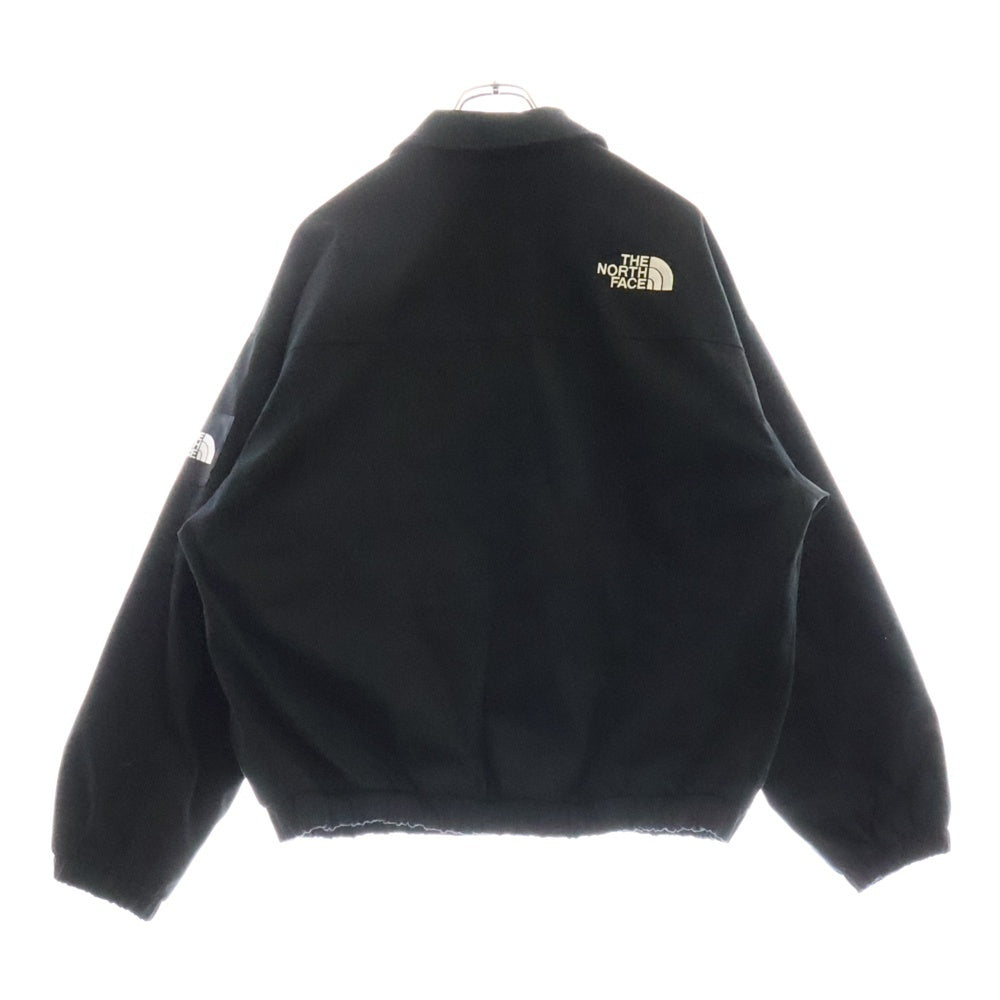 THE NORTH FACE(ザノースフェイス) VILAN COTTON BLOUSON フロントロゴ刺繍ジップアップブルゾンジャケット ブラック NJ3BP05J