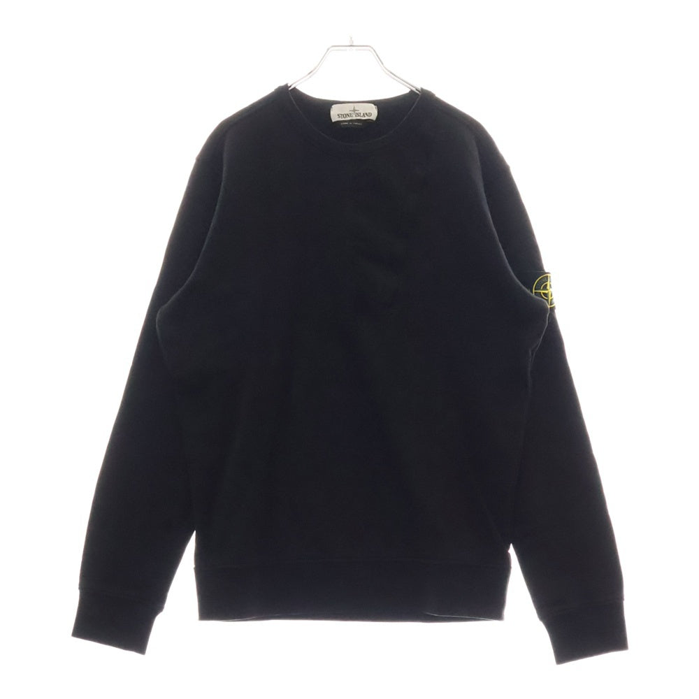 STONE ISLAND(ストーンアイランド) ZIPPER POCKET SWEAT SHIRTS ジッパーポケットスウェットトレーナー ブラック 721563151