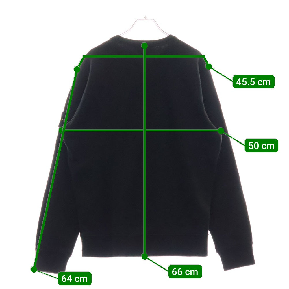 STONE ISLAND(ストーンアイランド) ZIPPER POCKET SWEAT SHIRTS ジッパーポケットスウェットトレーナー ブラック 721563151