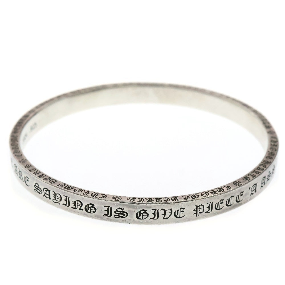 CHROME HEARTS(クロムハーツ) 6mm SPACER BANGLE スペーサーバングルブレスレット シルバー