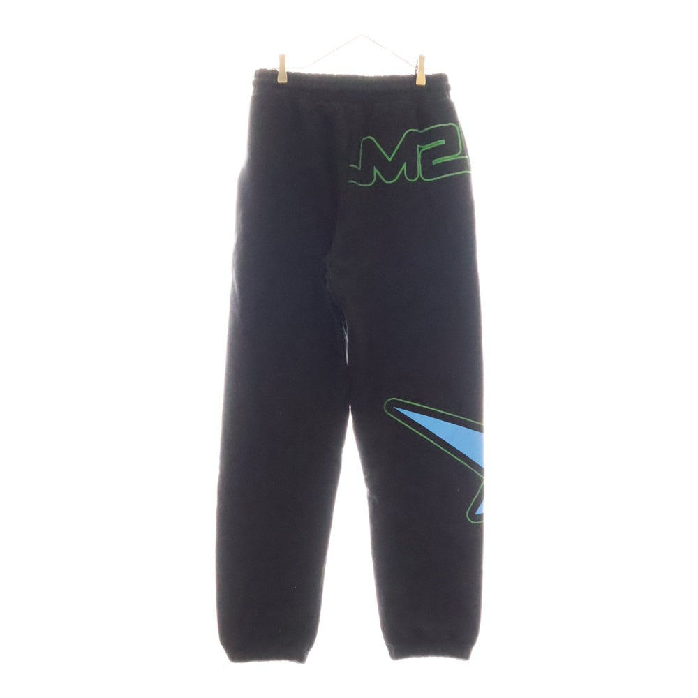 Members of THE Rage(メンバーズ オブ ザ レイジ) Graphic Sweat Pants MTSS24PA23775372 グラフィック スウェットパンツ ブラック/ブルー/グリーン