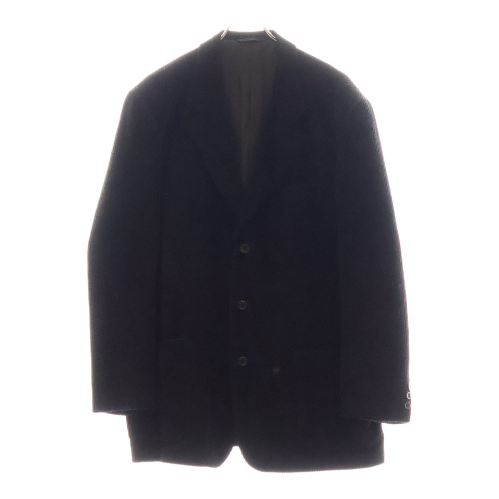 Christian Dior MONSIEUR(クリスチャンディオールムッシュ) 3B コーデュロイ テーラードジャケット ブラック BSS-1401-51