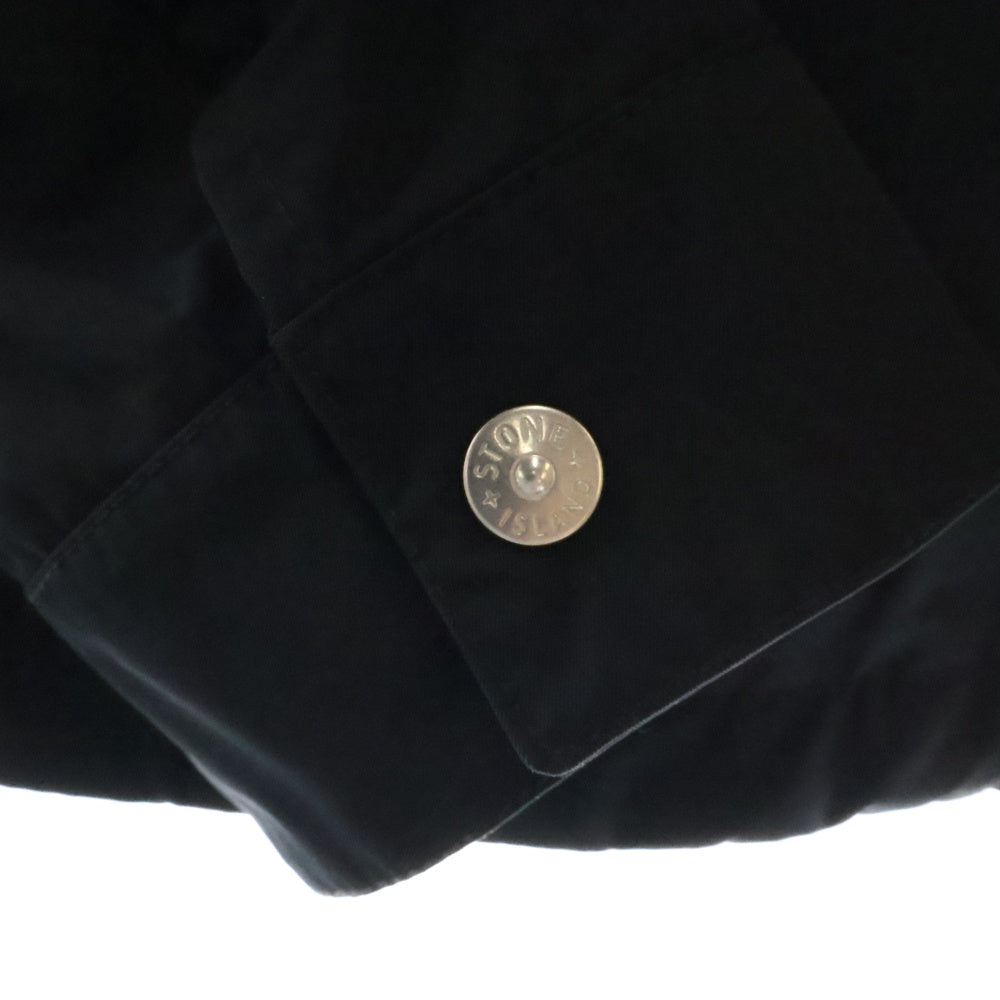 STONE ISLAND(ストーンアイランド) MICRO TWILL Blouson Jacket K1S154100094S0026 ロゴ パッチ ブルゾン ジップジャケット ブラック