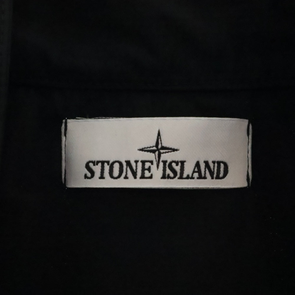 STONE ISLAND(ストーンアイランド) MICRO TWILL Blouson Jacket K1S154100094S0026 ロゴ パッチ ブルゾン ジップジャケット ブラック