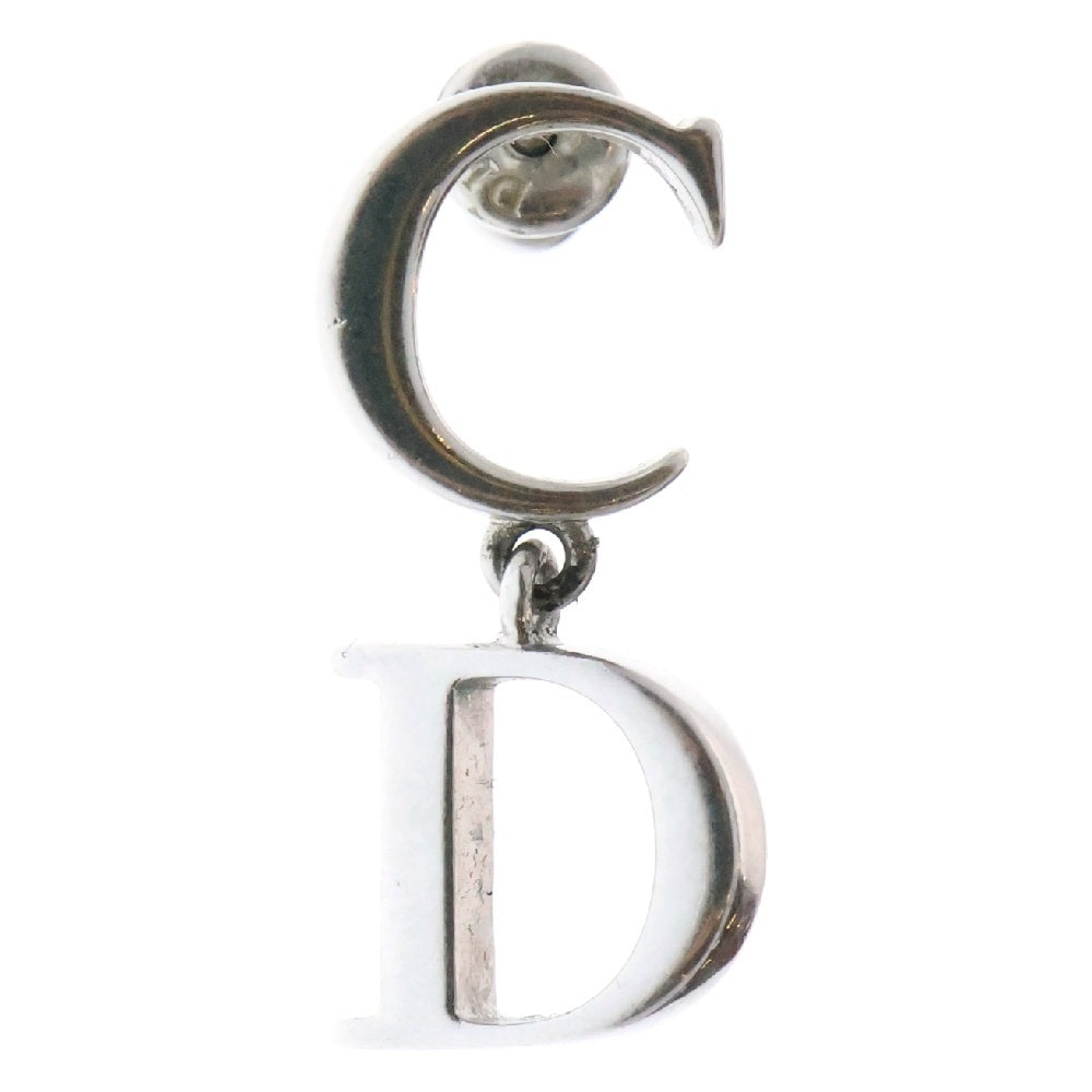 DIOR(ディオール) CDロゴ ドロップピアス 片耳 シルバー