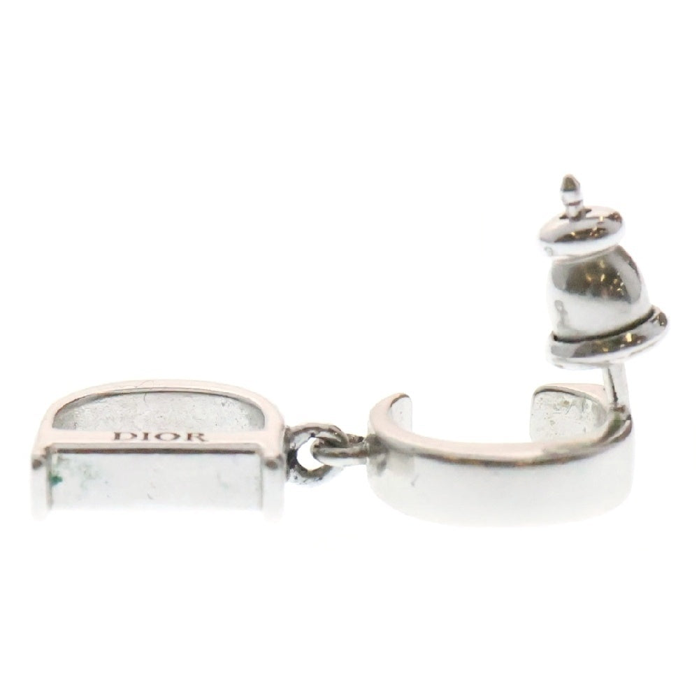 DIOR(ディオール) CDロゴ ドロップピアス 片耳 シルバー