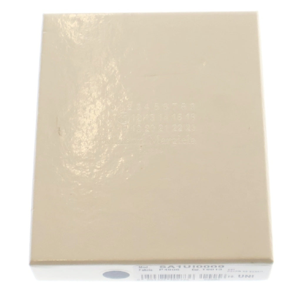 Maison Margiela(メゾンマルジェラ) 23SS FLIP FLAP WALLET SA1UI0009 レザー フリップ フラップ ウォレット コンパクト 財布 ブラック