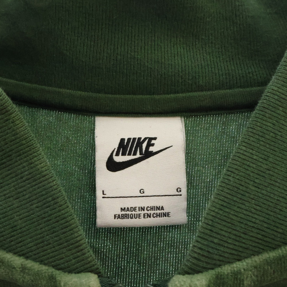 NIKE(ナイキ) AS M NK CLUB VELOUR JKT FB8232-323 ロゴ ベロア トラックジャケット グリーン