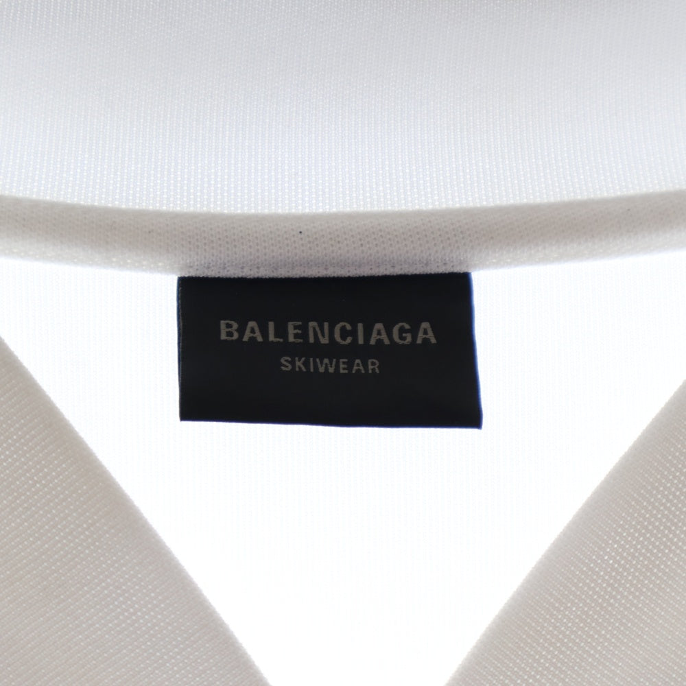 BALENCIAGA(バレンシアガ) ロゴ 3Bアイコン 長袖Tシャツカットソー ロングスリーブ ロンT ホワイト 779988 TPVQ5
