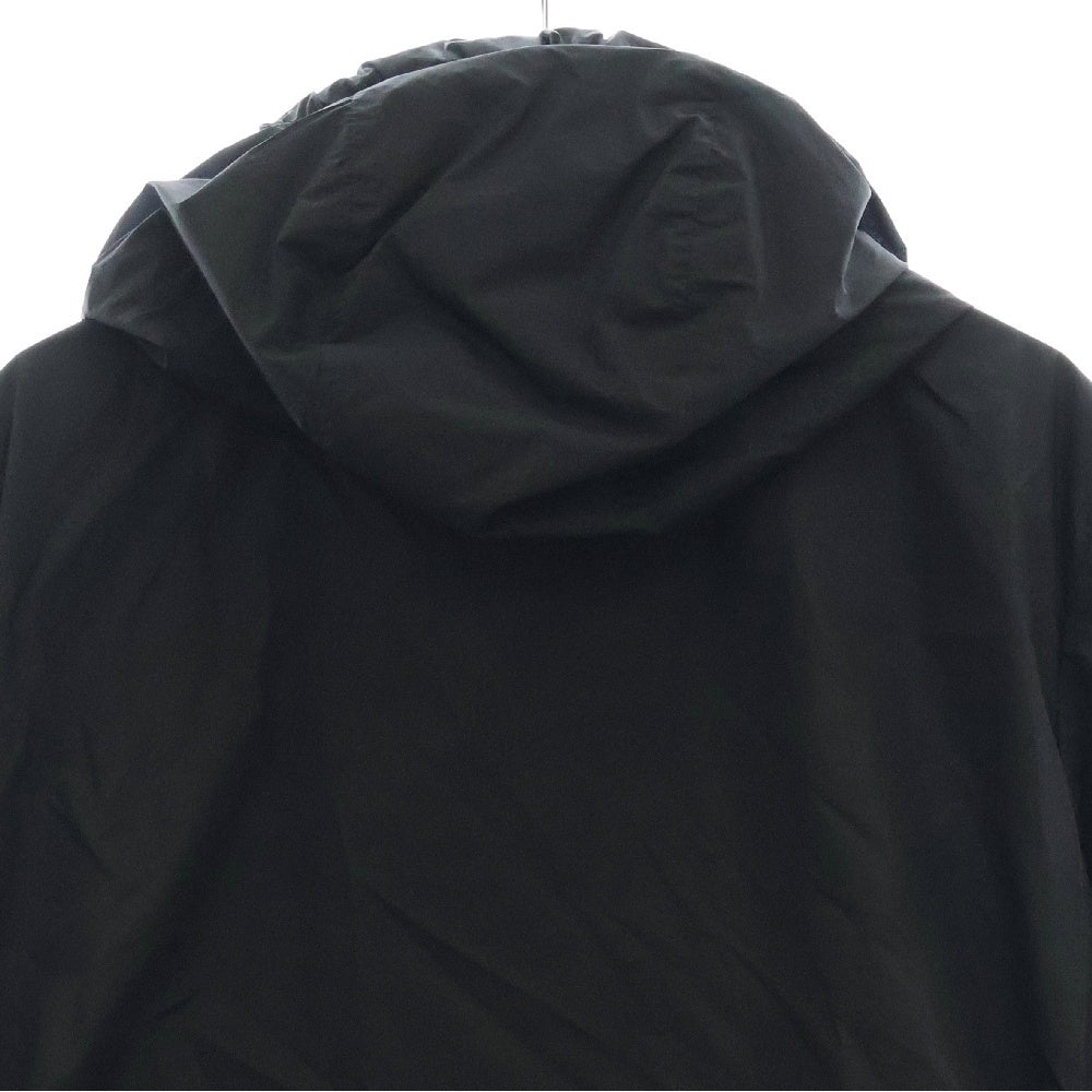 MONCLER(モンクレール) CASSIE GIUBBOTTO J10931A00117 5396L ロゴワッペン ショート ナイロンジャケット フーディ ブラック レディース