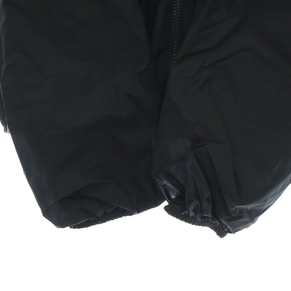 MONCLER(モンクレール) CASSIE GIUBBOTTO J10931A00117 5396L ロゴワッペン ショート ナイロンジャケット フーディ ブラック レディース