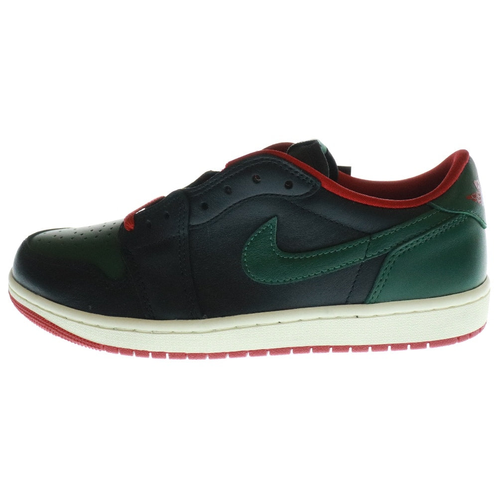 NIKE(ナイキ) WMNS AIR JORDAN 1 RETRO LOW OG BLACK AND GORGE GREEN CZ0775-036 ウィメンズ エアジョーダン1 ローカットスニーカー ブラック/グリーン US10/27cm
