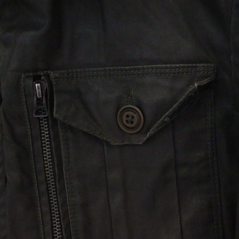 DIESEL(ディーゼル) ファーフード付きモッズコート カーキ