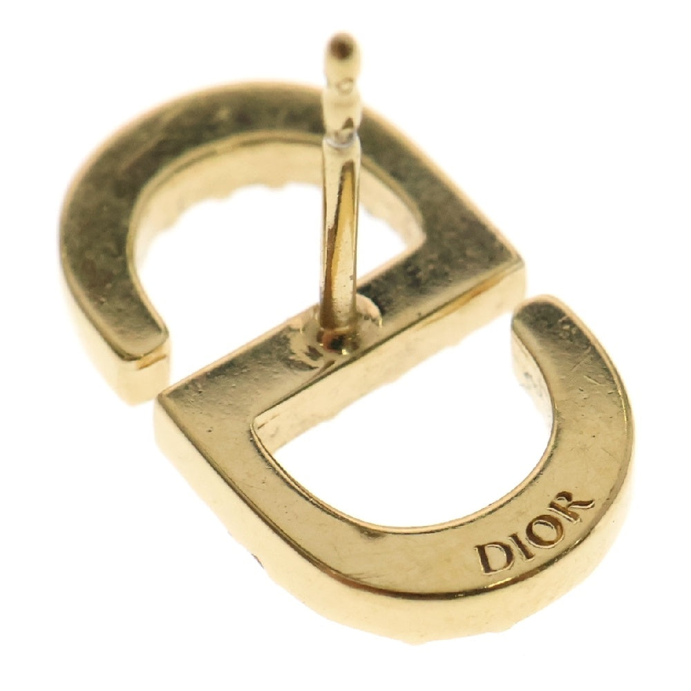 Christian Dior(クリスチャンディオール) Petit CD ロゴ ピアス GP ラインストーン ゴールド アクセサリー