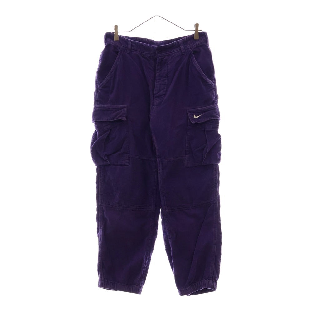 SUPREME(シュプリーム) 22SS ×NIKE Arc Corduroy Cargo Pant ナイキ アーチロゴ刺繍コーデュロイカーゴパンツ パープルDM1779-506