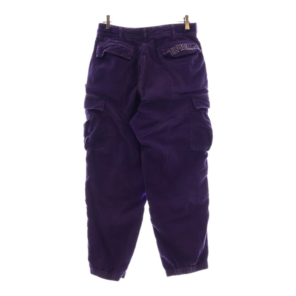 SUPREME(シュプリーム) 22SS ×NIKE Arc Corduroy Cargo Pant ナイキ アーチロゴ刺繍コーデュロイカーゴパンツ パープルDM1779-506