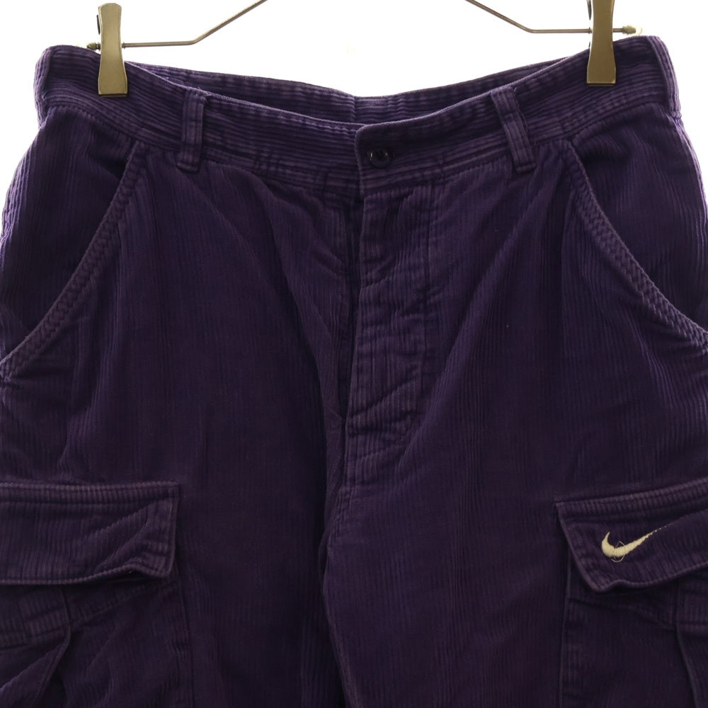 SUPREME(シュプリーム) 22SS ×NIKE Arc Corduroy Cargo Pant ナイキ アーチロゴ刺繍コーデュロイカーゴパンツ パープルDM1779-506