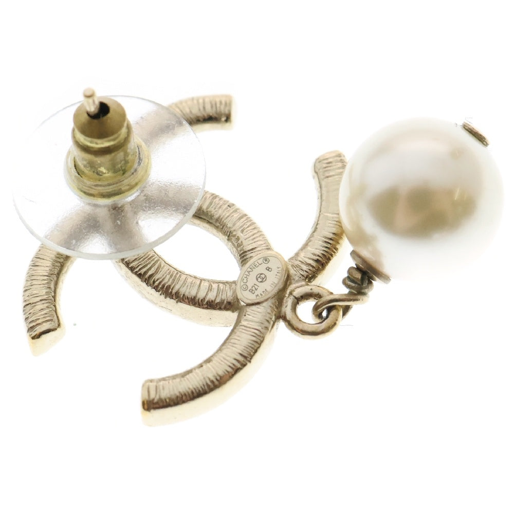 CHANEL(シャネル) Rhinestone Pearl earrings ココマーク ラインストーン パールピアス レディース ゴールド ※片耳のみ