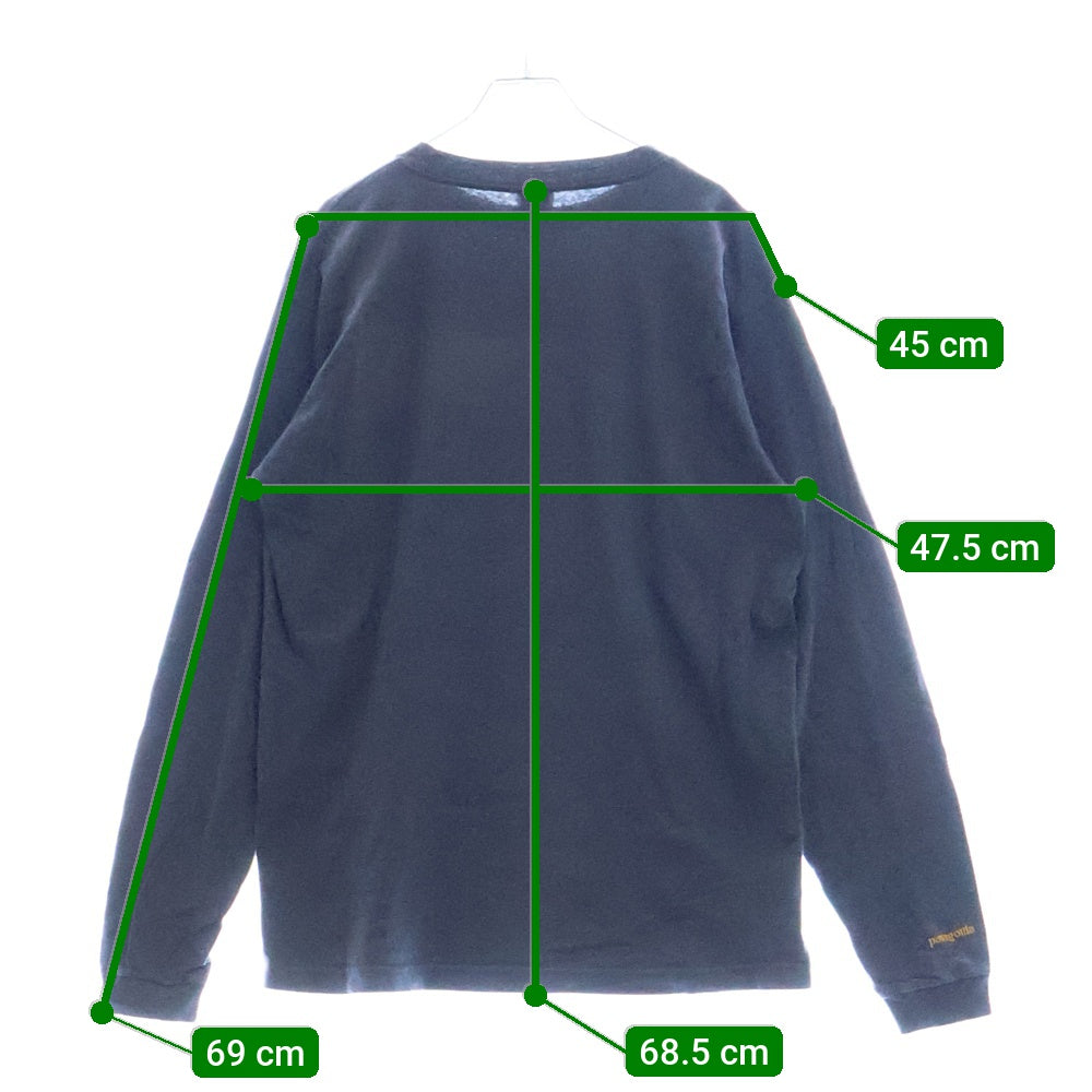 PATAGONIA(パタゴニア) 90s VINTAGE Beneficial T's ヴィンテージ ベネフィシャル長袖カットソー 長袖Tシャツ ロングスリーブカットソー ブラック