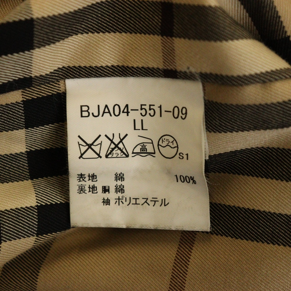 BURBERRY LONDON(バーバリーロンドン) TRENCH COAT トレンチコート 裏地チェック ブラック BJA04-551-09