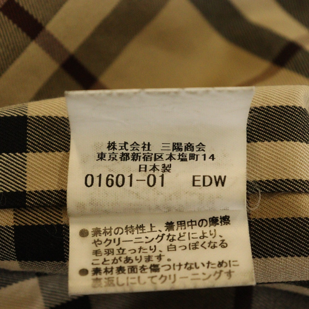 BURBERRY LONDON(バーバリーロンドン) TRENCH COAT トレンチコート 裏地チェック ブラック BJA04-551-09