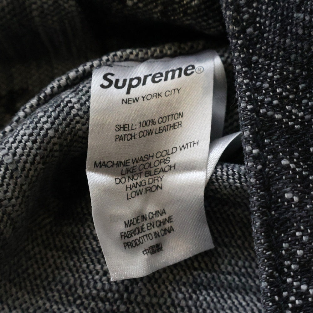 SUPREME(シュプリーム) 23SS Archive Denim Jacquard Trucker Jacket アーカイブデニムジャガードトラッカージャケット ブラック