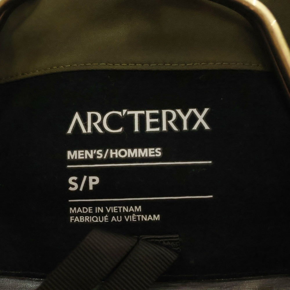 ARC'TERYX(アークテリクス) Beta AR Front Logo Nylon Mountain Jacket ベータAR フロントロゴ ナイロンマウンテンジャケット カーキ X000007082