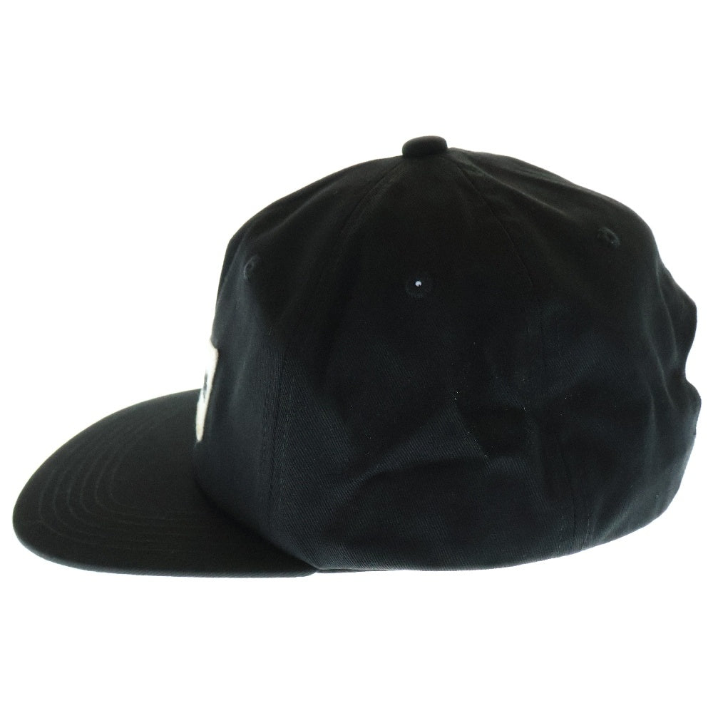 WASTED YOUTH(ウェイステッドユース) 5PANEL SNAPBACK CAP 5パネル スナップバック ロゴキャップ 帽子 ブラック