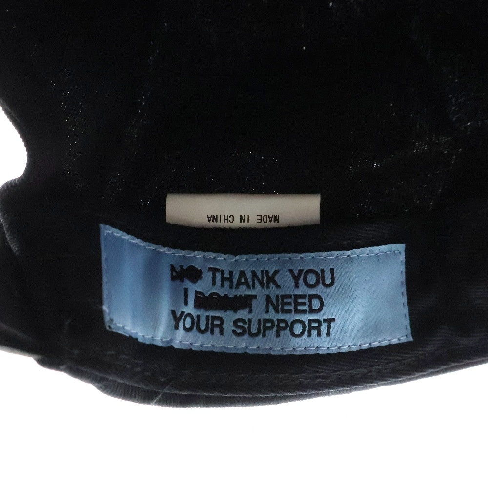 WASTED YOUTH(ウェイステッドユース) 5PANEL SNAPBACK CAP 5パネル スナップバック ロゴキャップ 帽子 ブラック