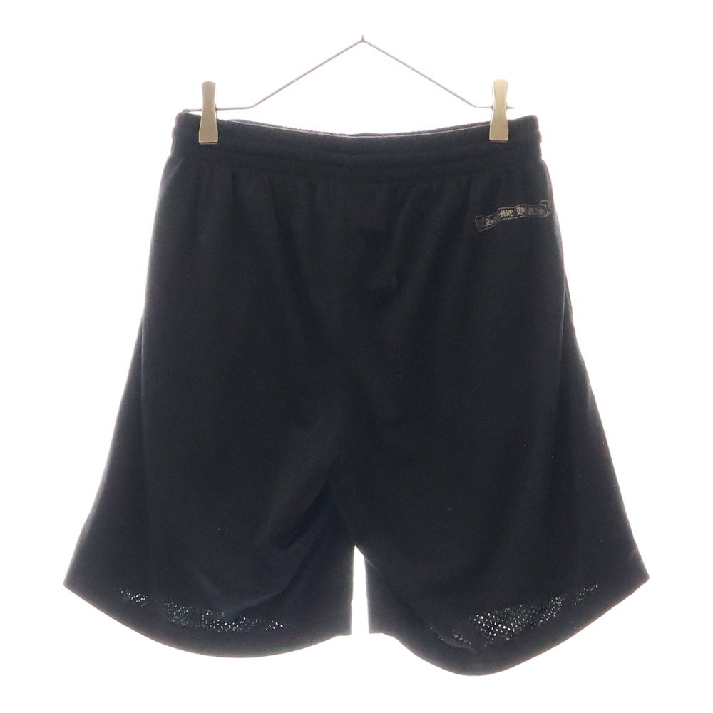 CHROME HEARTS(クロムハーツ) MESH VARSITY SHORTS CHプリントメッシュハーフパンツ ショーツ ブラック