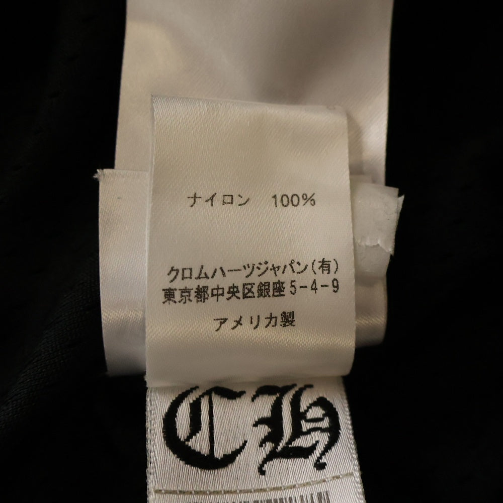 CHROME HEARTS(クロムハーツ) MESH VARSITY SHORTS CHプリントメッシュハーフパンツ ショーツ ブラック