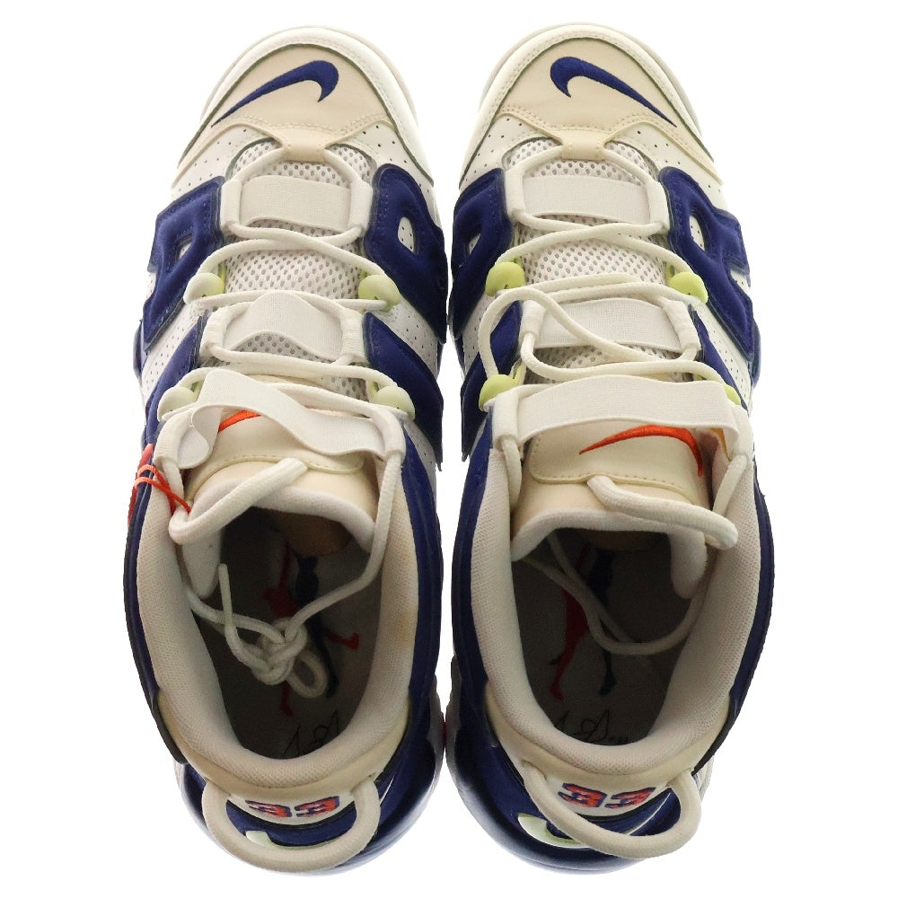 NIKE(ナイキ) AIR MORE UPTEMPO 96 921948-101 エアモアアップテンポ ハイカットスニーカー ホワイト/ブルー US11/29cm