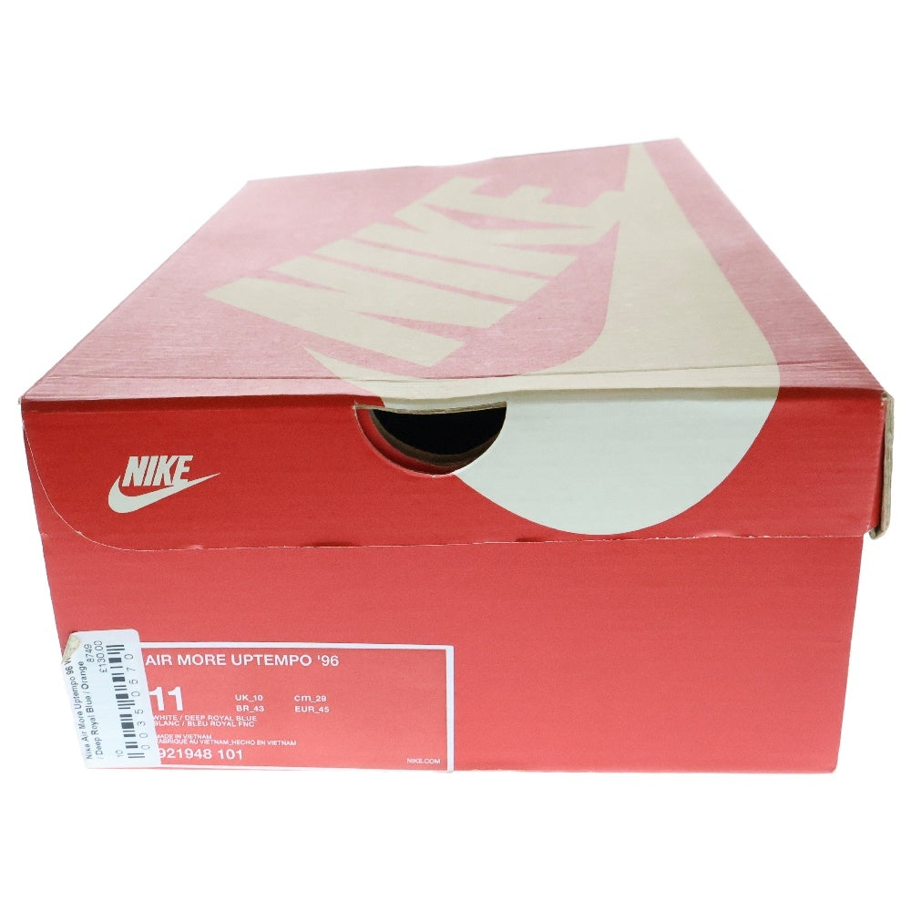 NIKE(ナイキ) AIR MORE UPTEMPO 96 921948-101 エアモアアップテンポ ハイカットスニーカー ホワイト/ブルー US11/29cm