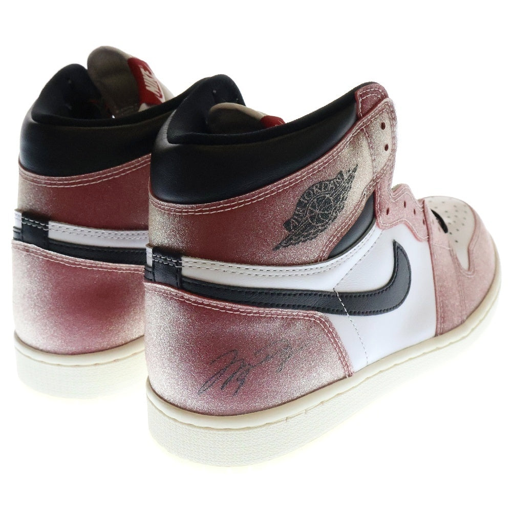 NIKE(ナイキ) ×Trophy Room AIR JORDAN 1 RETRO HIGH OG SP DA2728-100 トロフィールーム エアジョーダン シカゴ ハイカットスニーカー レッド/ホワイト US10.5/28.5cm