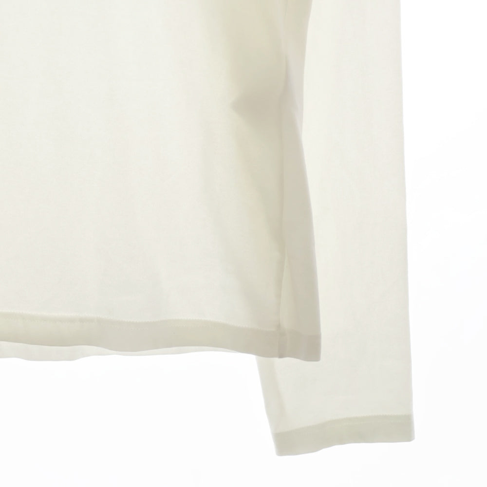 VTMNTS(ブイティーエムエヌティーエス) Jersey Barcode Turtleneck VL12TR560W ジャージ バーコード タートルネック長袖Tシャツ ロングスリーブ ロンT ホワイト