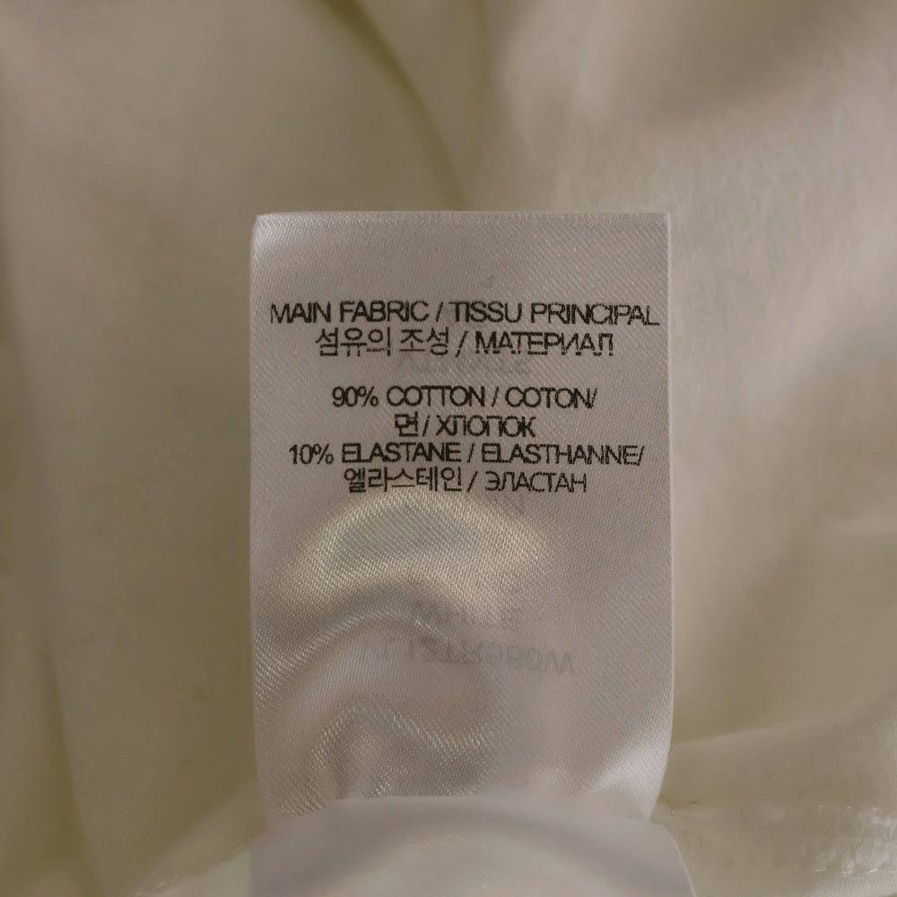 VTMNTS(ブイティーエムエヌティーエス) Jersey Barcode Turtleneck VL12TR560W ジャージ バーコード タートルネック長袖Tシャツ ロングスリーブ ロンT ホワイト