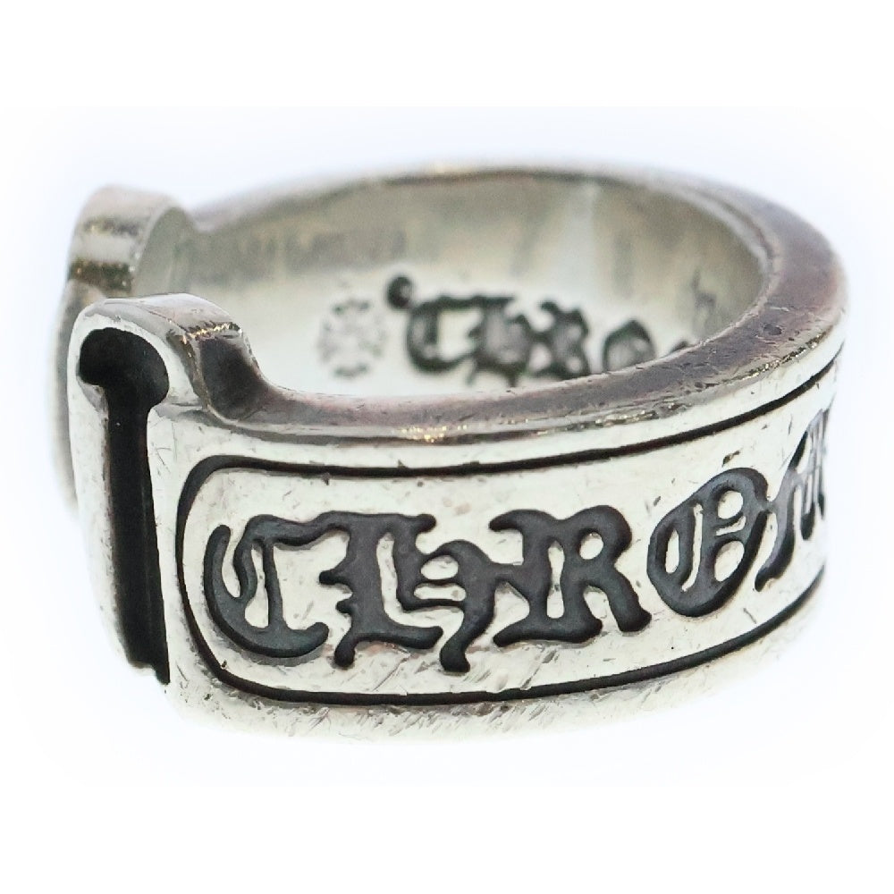 CHROME HEARTS(クロムハーツ) LG SCROLL LABEL ラージスクロールラベル リング シルバーBCA383