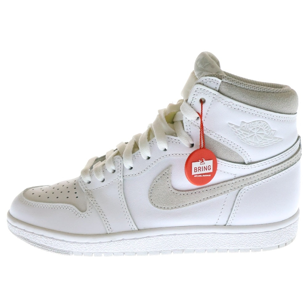 NIKE(ナイキ) AIR JORDAN 1 HIGH 85 NEUTRAL GREY BQ4422-100 エアジョーダン1 85 ニュートラルグレー ハイカットスニーカー シューズ US7/25cm