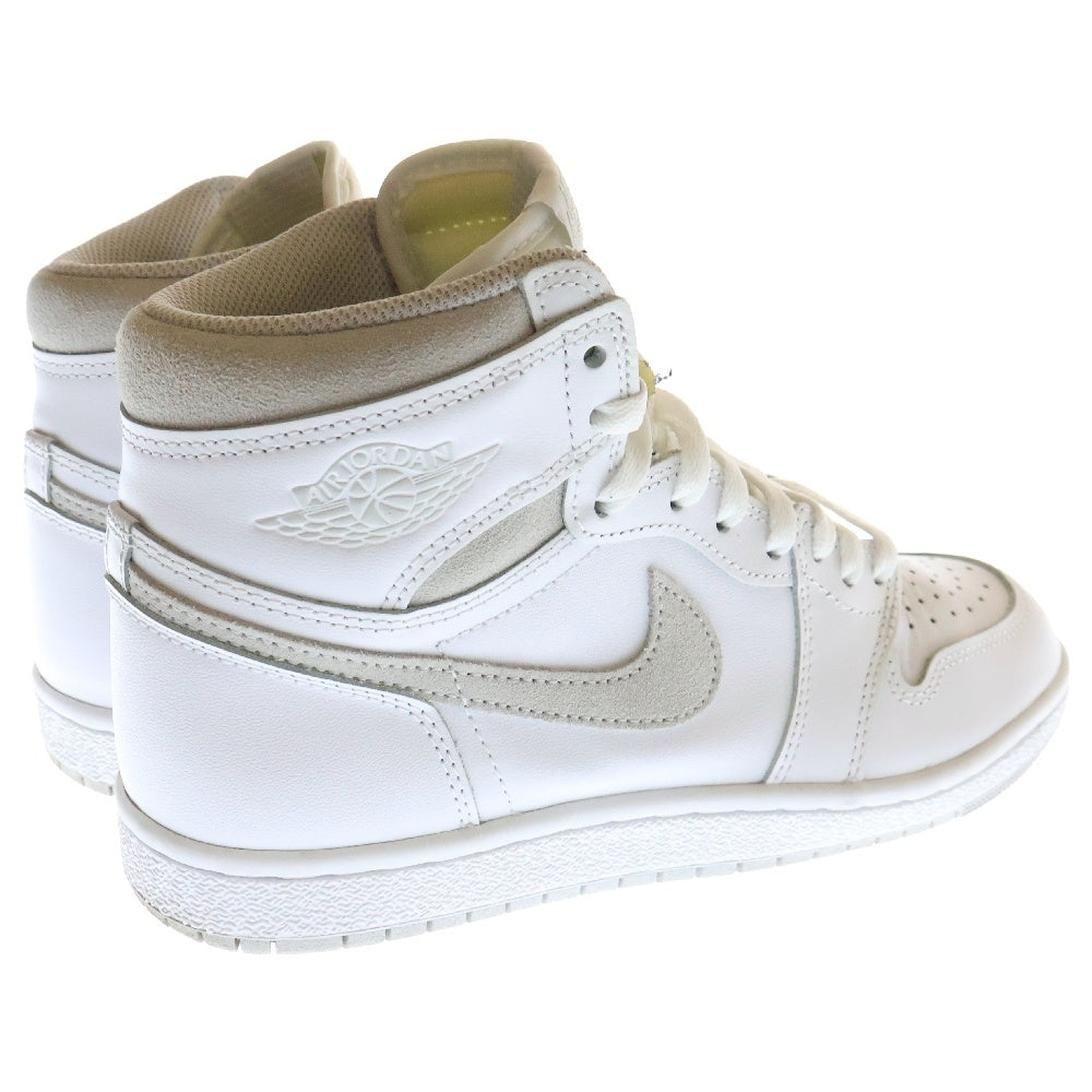 NIKE(ナイキ) AIR JORDAN 1 HIGH 85 NEUTRAL GREY BQ4422-100 エアジョーダン1 85 ニュートラルグレー ハイカットスニーカー シューズ US7/25cm