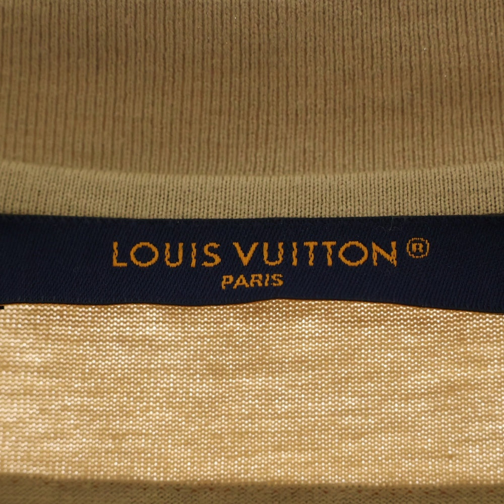LOUIS VUITTON(ルイヴィトン) 25SS LVエンボスロゴインサイドアウト半袖Tシャツ 半袖カットソー ベージュ RM251MN DT3 HNY55W