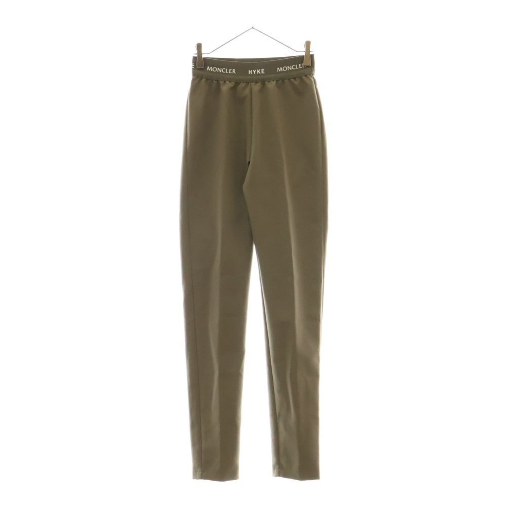 MONCLER(モンクレール) ×HYKE PANTALONE G209K2A00002 ×ハイク ロゴ ロングパンツ カーキ