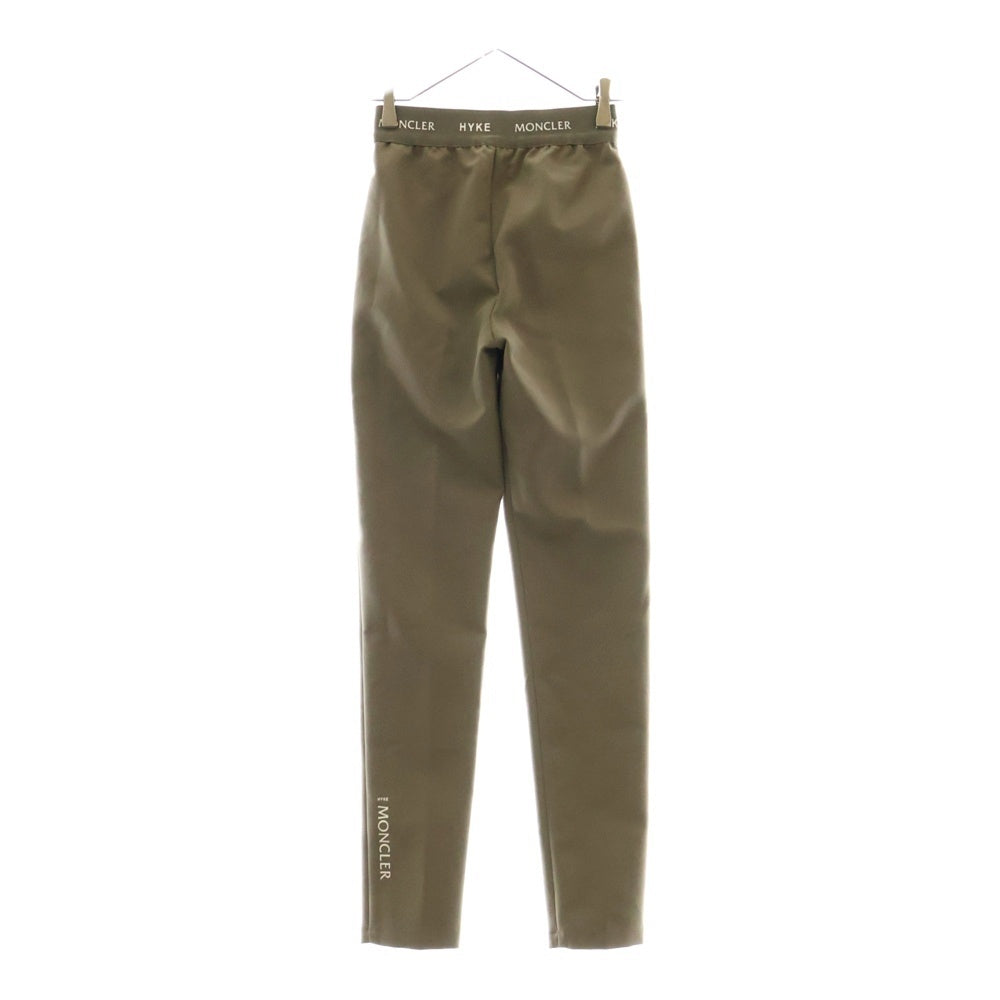 MONCLER(モンクレール) ×HYKE PANTALONE G209K2A00002 ×ハイク ロゴ ロングパンツ カーキ