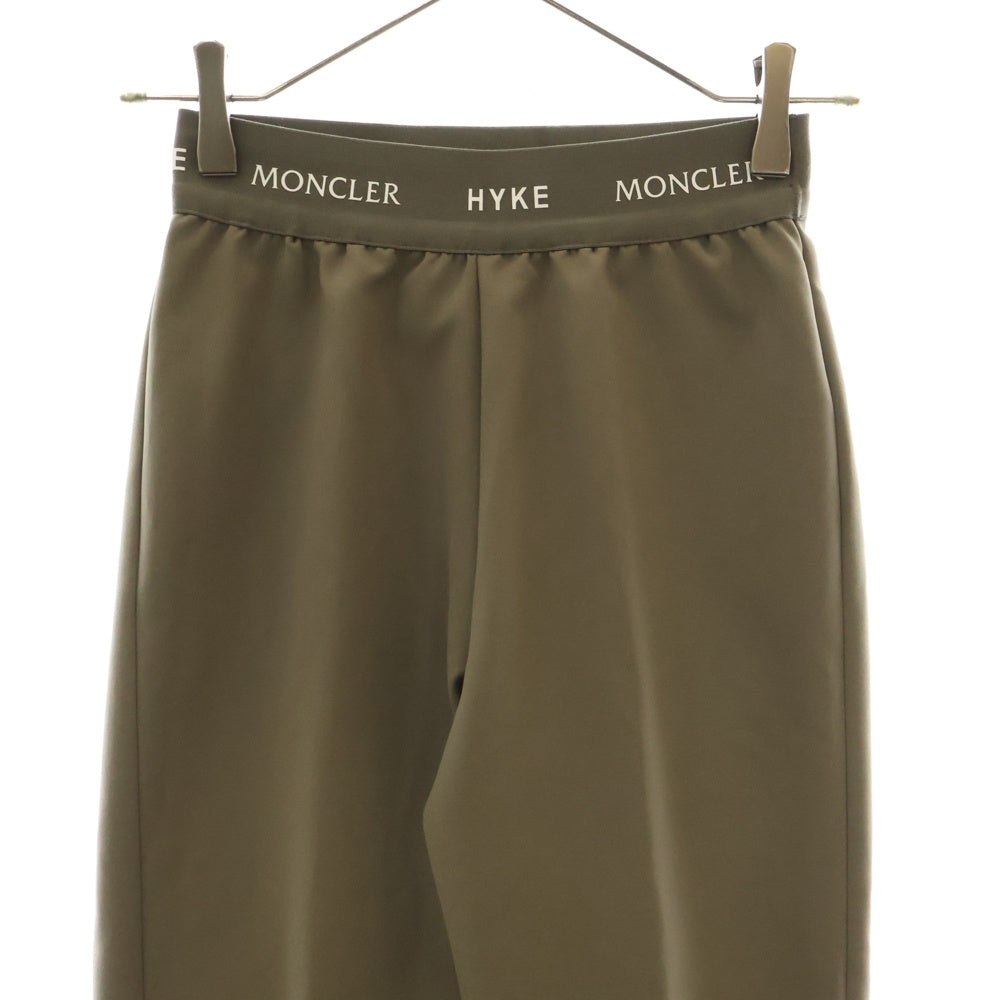 MONCLER(モンクレール) ×HYKE PANTALONE G209K2A00002 ×ハイク ロゴ ロングパンツ カーキ