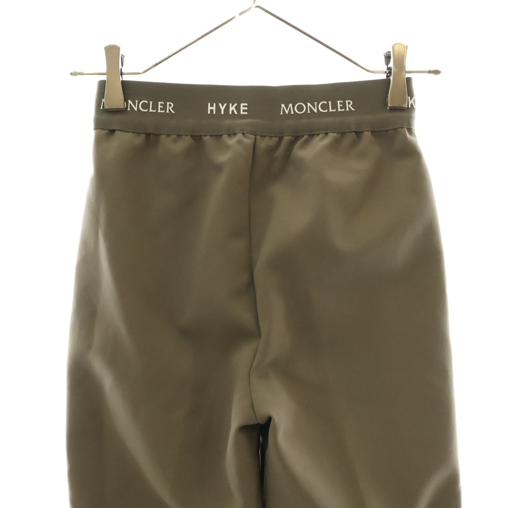 MONCLER(モンクレール) ×HYKE PANTALONE G209K2A00002 ×ハイク ロゴ ロングパンツ カーキ