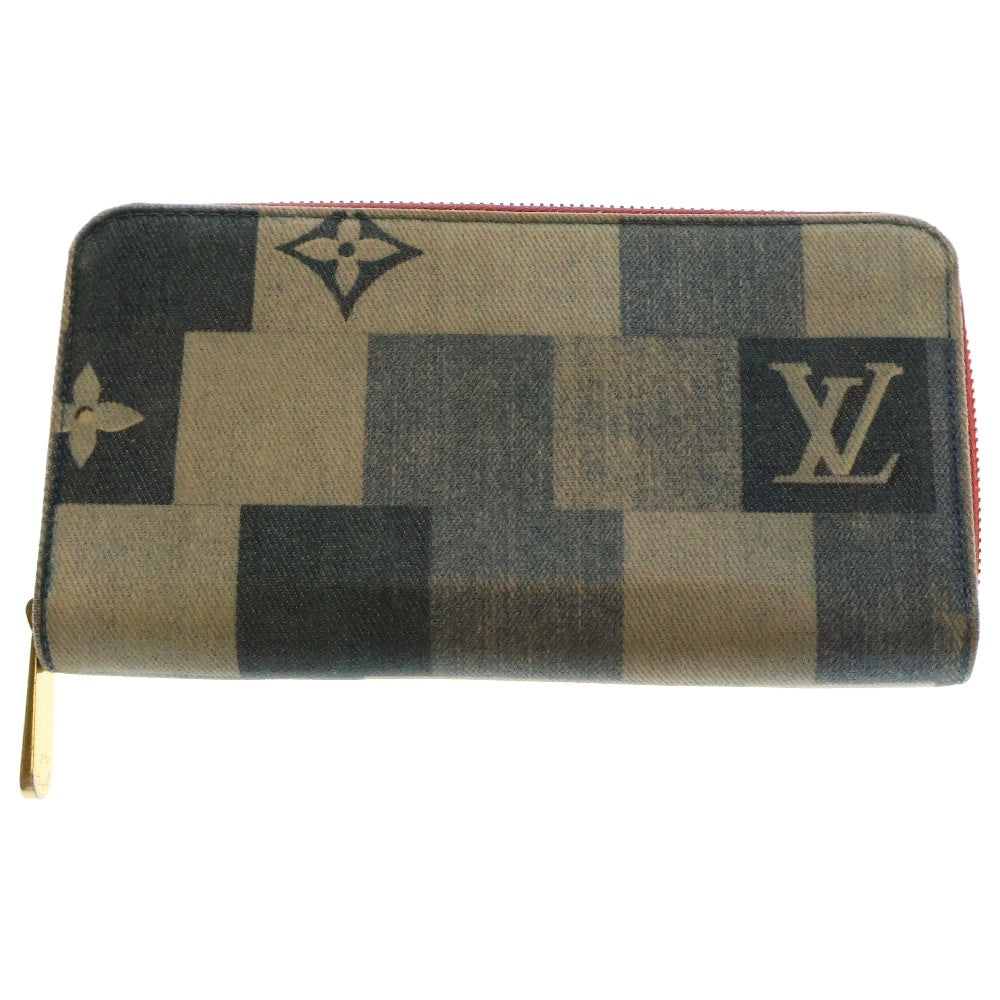 LOUIS VUITTON(ルイヴィトン) 20SS Monogram Denim Squar Patch Wallet モノグラム デニムパッチ ウォレット 長財布 ブルー M44938