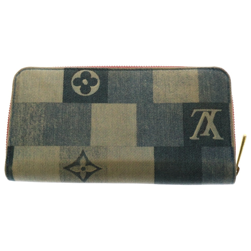 LOUIS VUITTON(ルイヴィトン) 20SS Monogram Denim Squar Patch Wallet モノグラム デニムパッチ ウォレット 長財布 ブルー M44938
