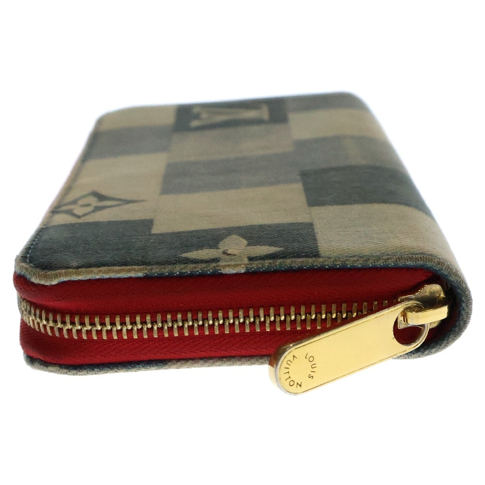 LOUIS VUITTON(ルイヴィトン) 20SS Monogram Denim Squar Patch Wallet モノグラム デニムパッチ ウォレット 長財布 ブルー M44938