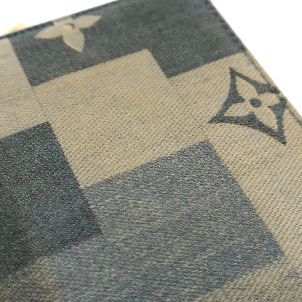 LOUIS VUITTON(ルイヴィトン) 20SS Monogram Denim Squar Patch Wallet モノグラム デニムパッチ ウォレット 長財布 ブルー M44938